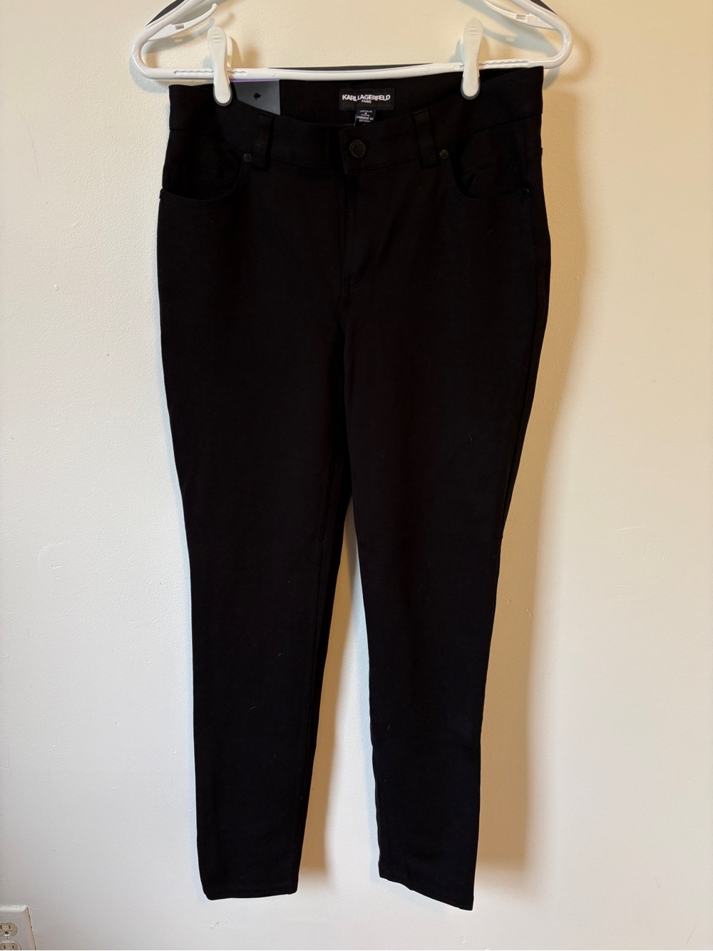 Karl Lagerfeld Black Skinny Pants size 4